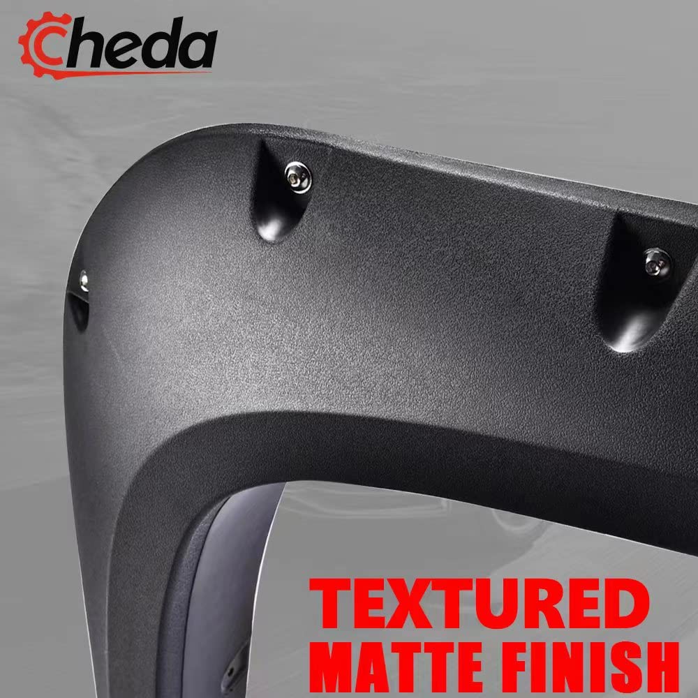 Cheda Fender Flares, Compatible With 2009 2010 2011 2012 2013 2014 Ford F150 Svt Raptor, Factory Style Wheel Cover, Fo1268100 Fo126910