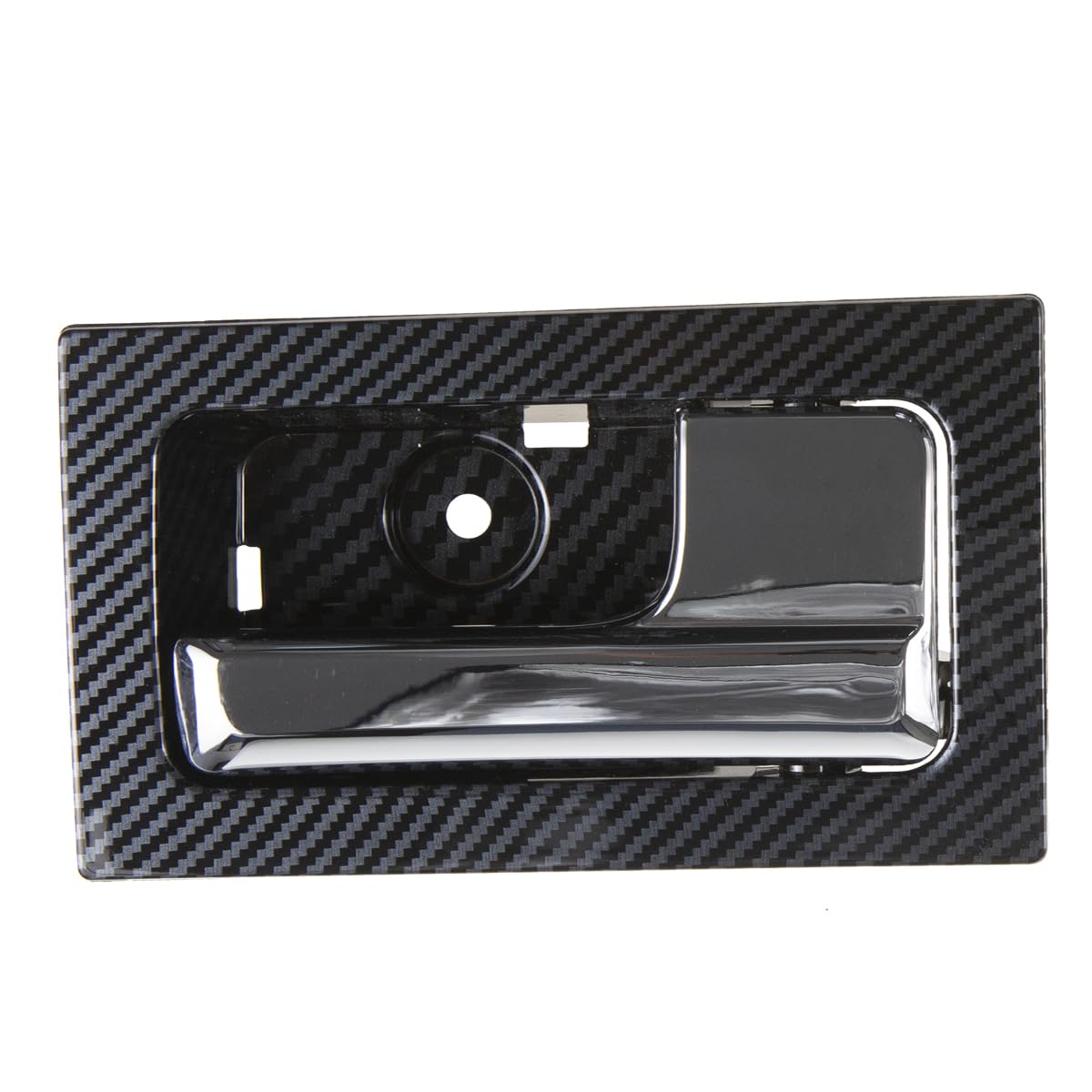 RLB-HILON Interior Door Handle Compatible with Ford F150 2009 to 2014 Year, Front or Rear Right Passenger Side Door, Carbon Fibe