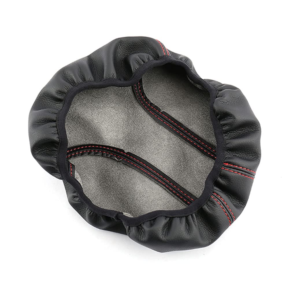 Xiter Car Armrest Cover Saver, 1 Pc Center Console Leather Pad Fit For Nissan Rogue 2014-2020, 2017-2022 Rogue Sport Central Console Armrest Box Protector Interior Accessories (Red Stitches)