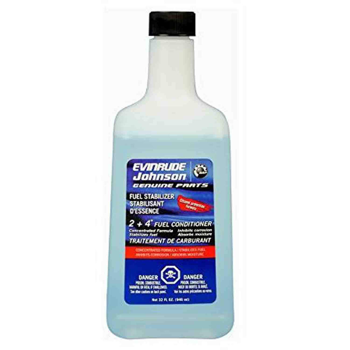 Johnson/Evinrude/Omc 2+4 Fuel Conditioner 32Oz Qt Gas Stabilizer 0766210 766210