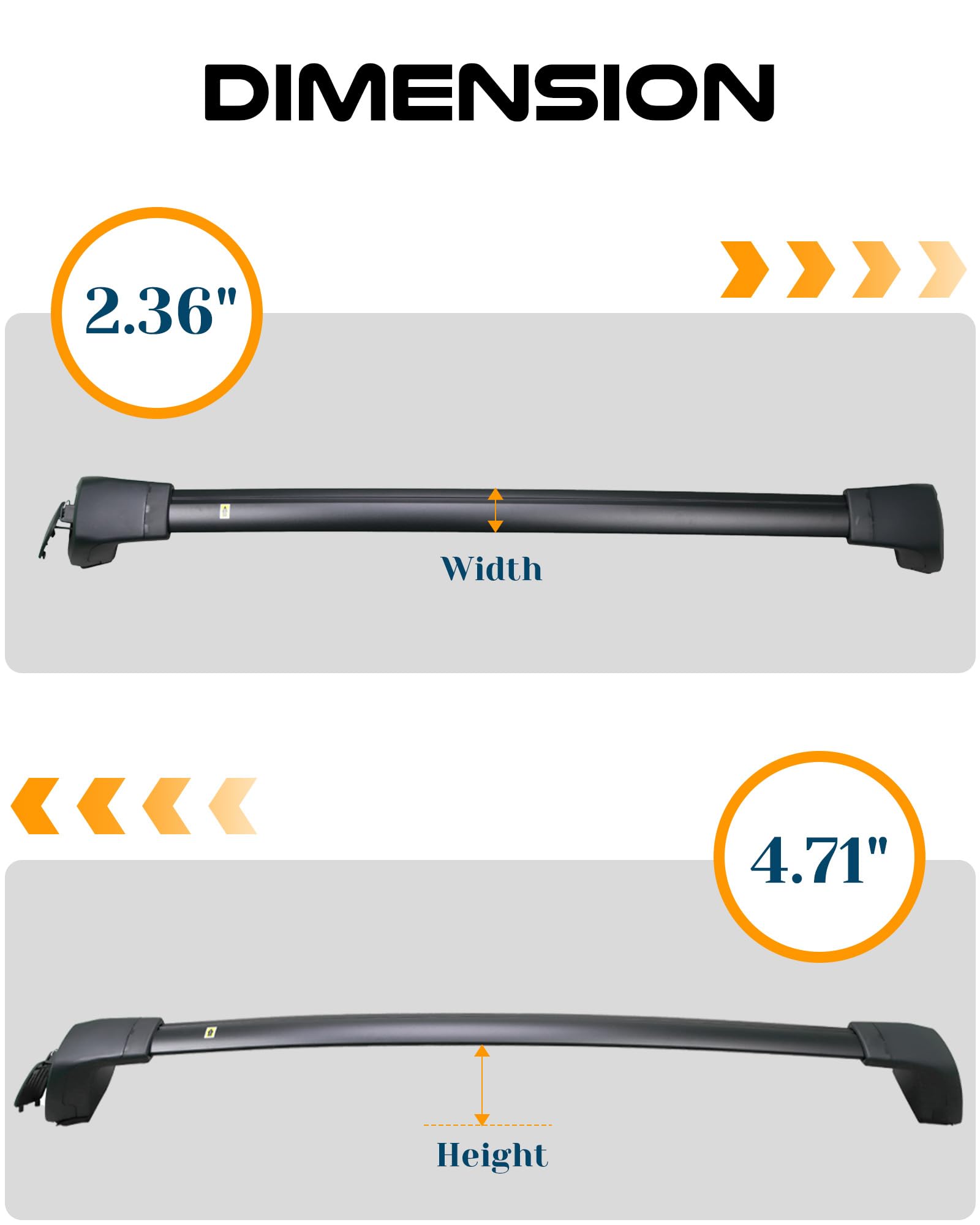 Snailfly Upgraded Crossbars Fit For 2015-2025 Volvo Xc90 Lockable Roof Rack Cross Bars Cargo Accessories, Work For Flush Side Ra