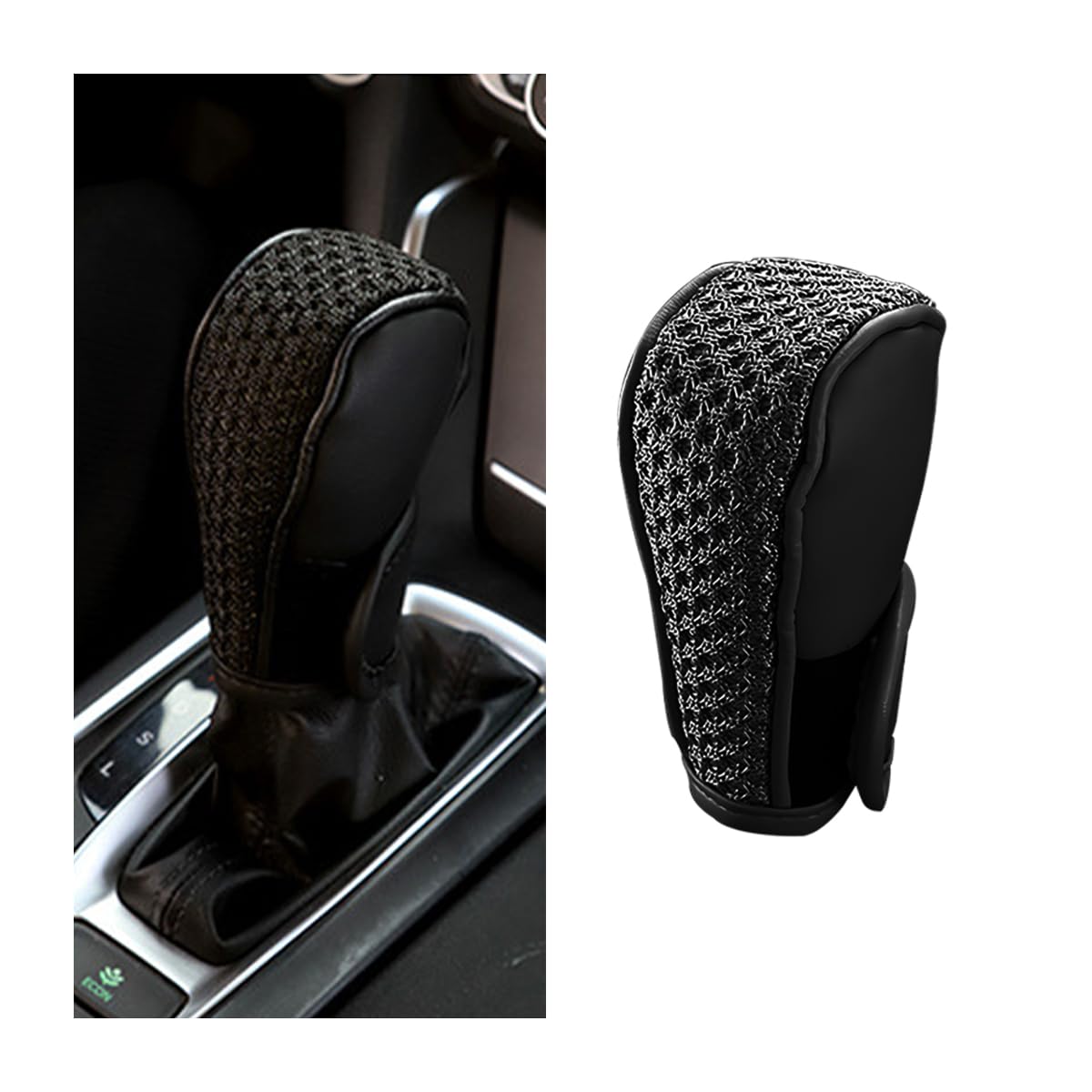 Bittwee Car Gear Shifting Knob Cover, Anti-Slip Anti-Scratch Automotive Shift Knob Gear Handle Stick Protector Cover, Vehicle In