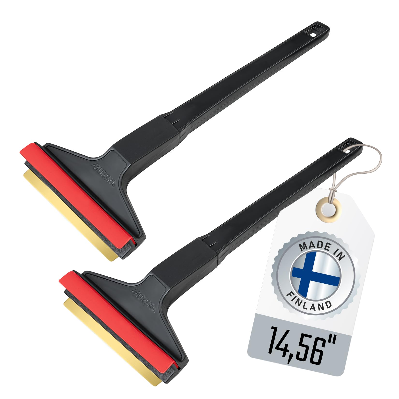 Ice Scraper Brass Blade 2 Pack Car Ice Scraper Long Handle 14,5 Inch Ice Scraper For Car Snow Scraper Ice Scrapers For Car Winds
