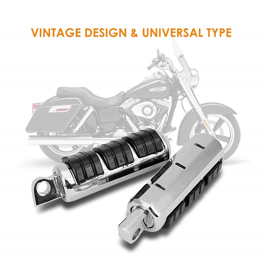 Foot Pegs Anti Vibration Footpegs Male Mount Pegs Fit For Harley Davidson Sportster Honda Yamaha Suzuki Kawasaki