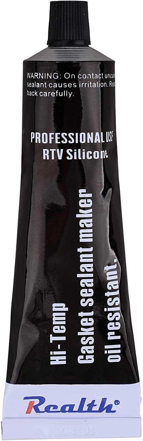 Silicone Gasket Maker Black Oil 1 Pack, High Temperature Rtv Silicone Gasket Sealant 3.53 Oz, High Strength Flange Sealing For Automotive Motorbike Machine Equipment Repairing