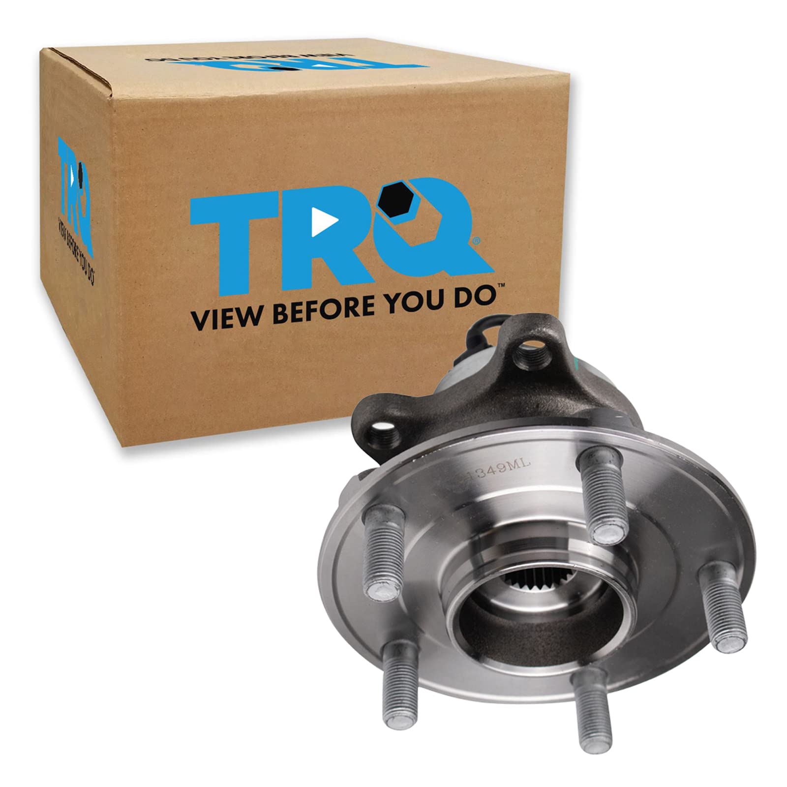 Trq Rear Left Right Wheel Hub Bearing Assembly Driver Passenger Side Compatible With 2007-2013 Suzuki Sx4