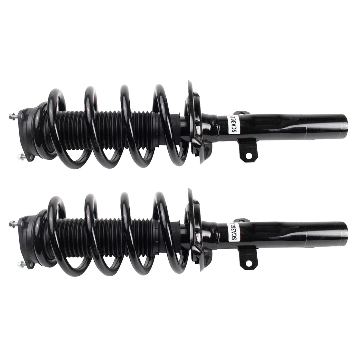Trq Front Strut & Coil Spring Assembly Set Driver & Passenger Sides Compatible With 15-20 Ford Transit-150 Transit-250 Transit-3