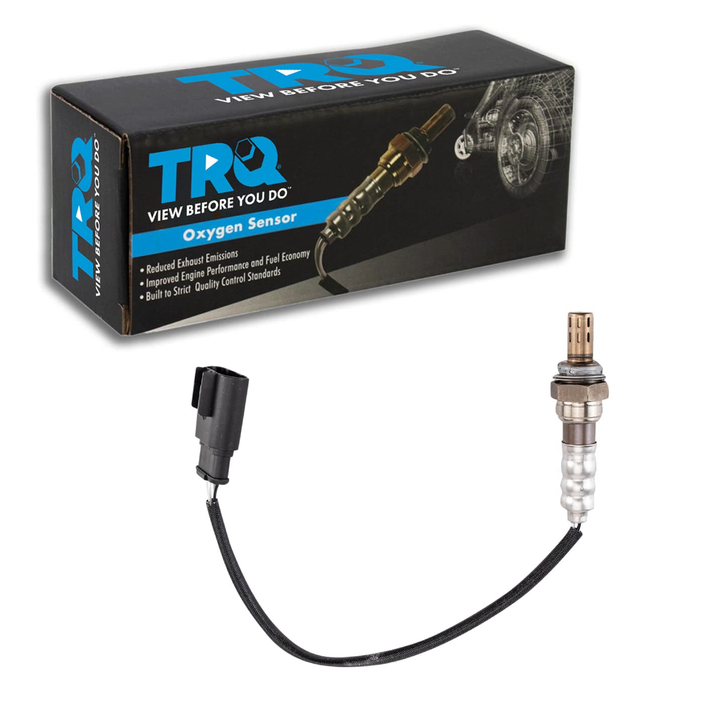 Trq Downstream O2 Oxygen Sensor Compatible With 2013-2016 Dodge Dart 2014-2020 Fiat 500L 2016-2018 500X 2015-2018 Jeep Renegade