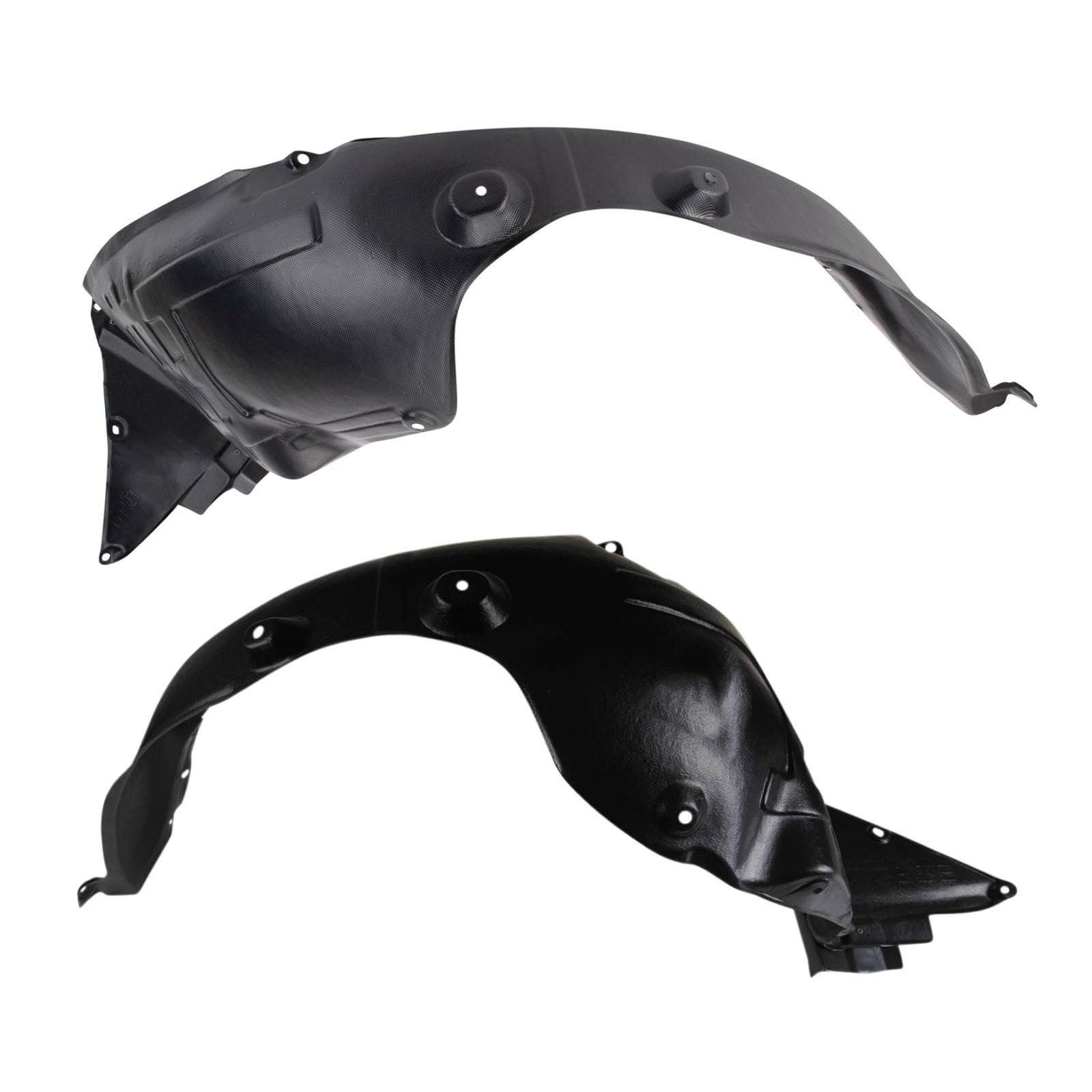 Trq Front Inner Fender Liner Set Compatible With 2011-2013 Kia Optima Ki1248126 Ki1249126