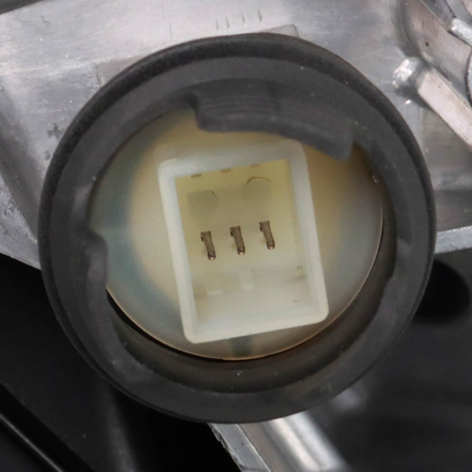 Trq Right Mirror Power Folding With Clear Glass With Gloss Black Cover Passenger Side Compatible With 2009-2012 Bmw 328I Bm13211