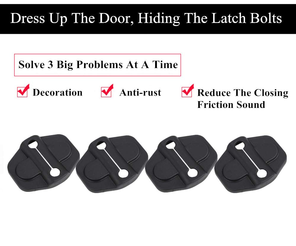 Door Lock Decoration Cover For 2018 2019 2020 2021 2022 2023 2024 Jeep Wrangler Jl Jlu 4Xe Unlimited Sahara Sports Rubicon Gladi