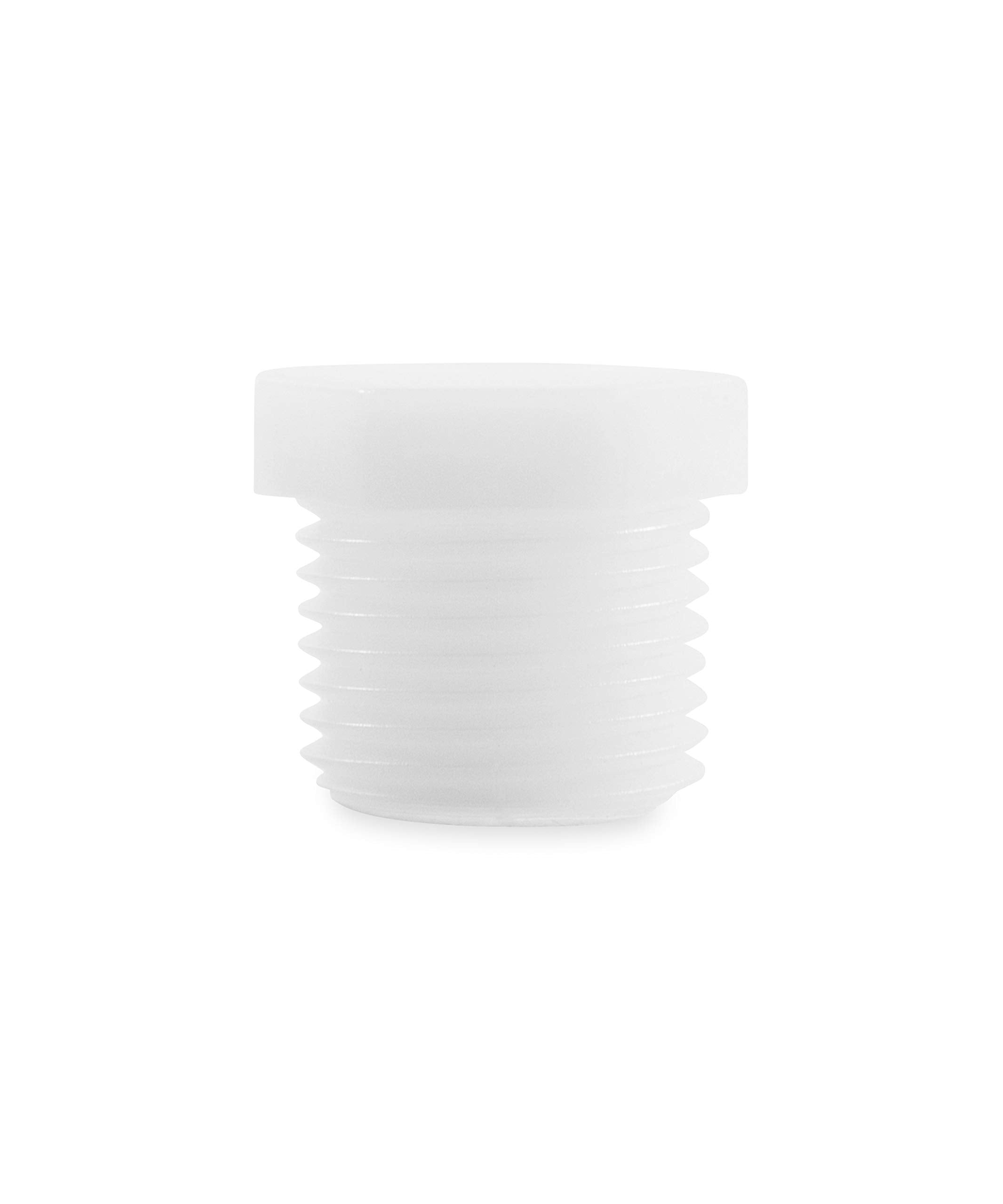 Camco 11634 Water Heater Drain Plug - 1/2-14 Npt, Pack Of 2 (1 Vented /1 Standard), White