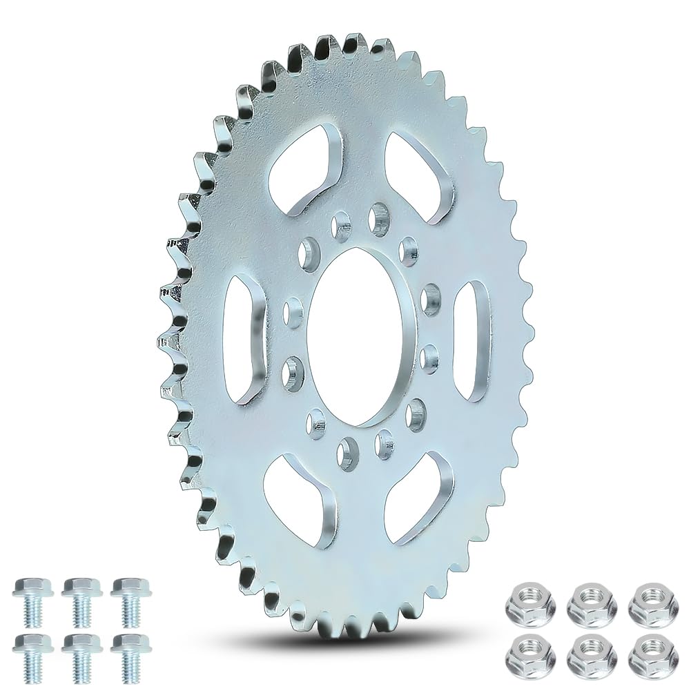 Fvrito 40 Tooth #35 Rear Drive Chain Sprocket For 97Cc 98Cc 2.8Hp Motovox Mbx10 Mbx11 Monster Moto 80Cc Coleman Ct100U Trail Ck100 Baja Doodle Bug Db30 Taotao Gk80 Mini Bike Go Kart Drift Trike Parts