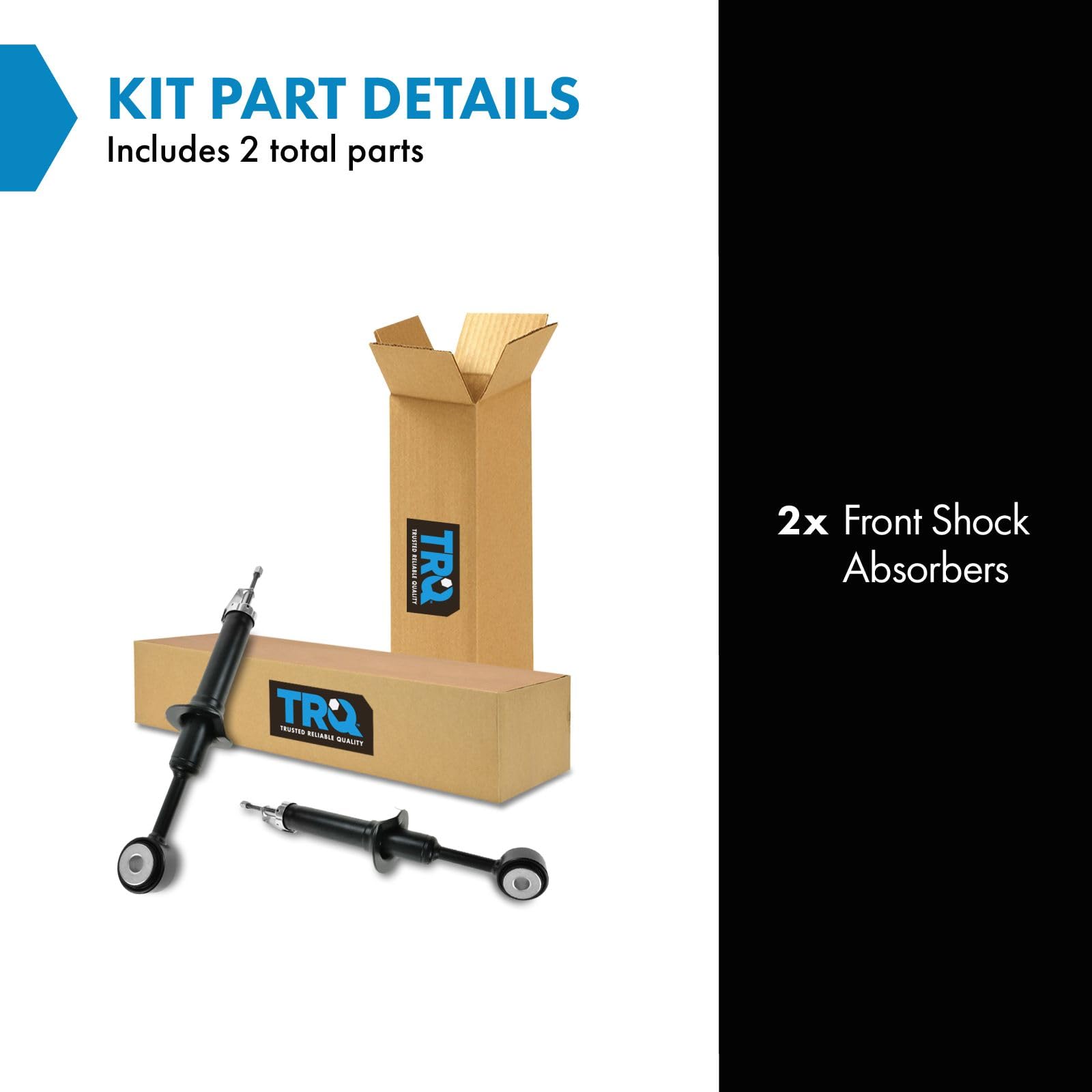 Trq Front Shock Absorber Set Compatible With 2004-2008 Ford F-150 2006-2008 Lincoln Mark Lt