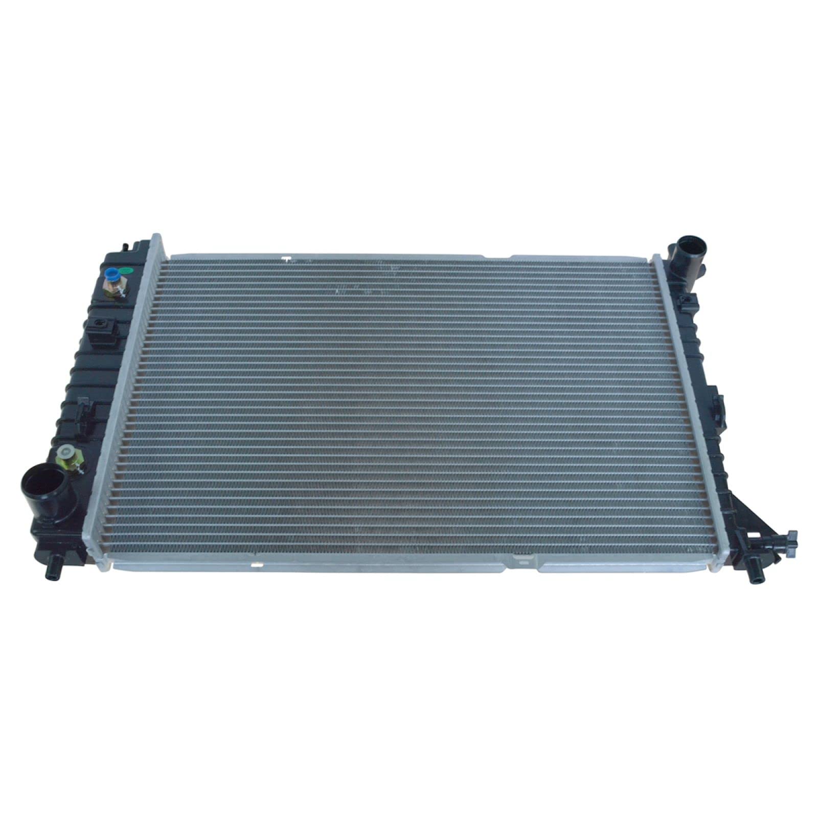 Trq Radiator Assembly Aluminum Core Compatible With 97-04 Ford Mustang Cu2139 Cu2604 Fo3010263