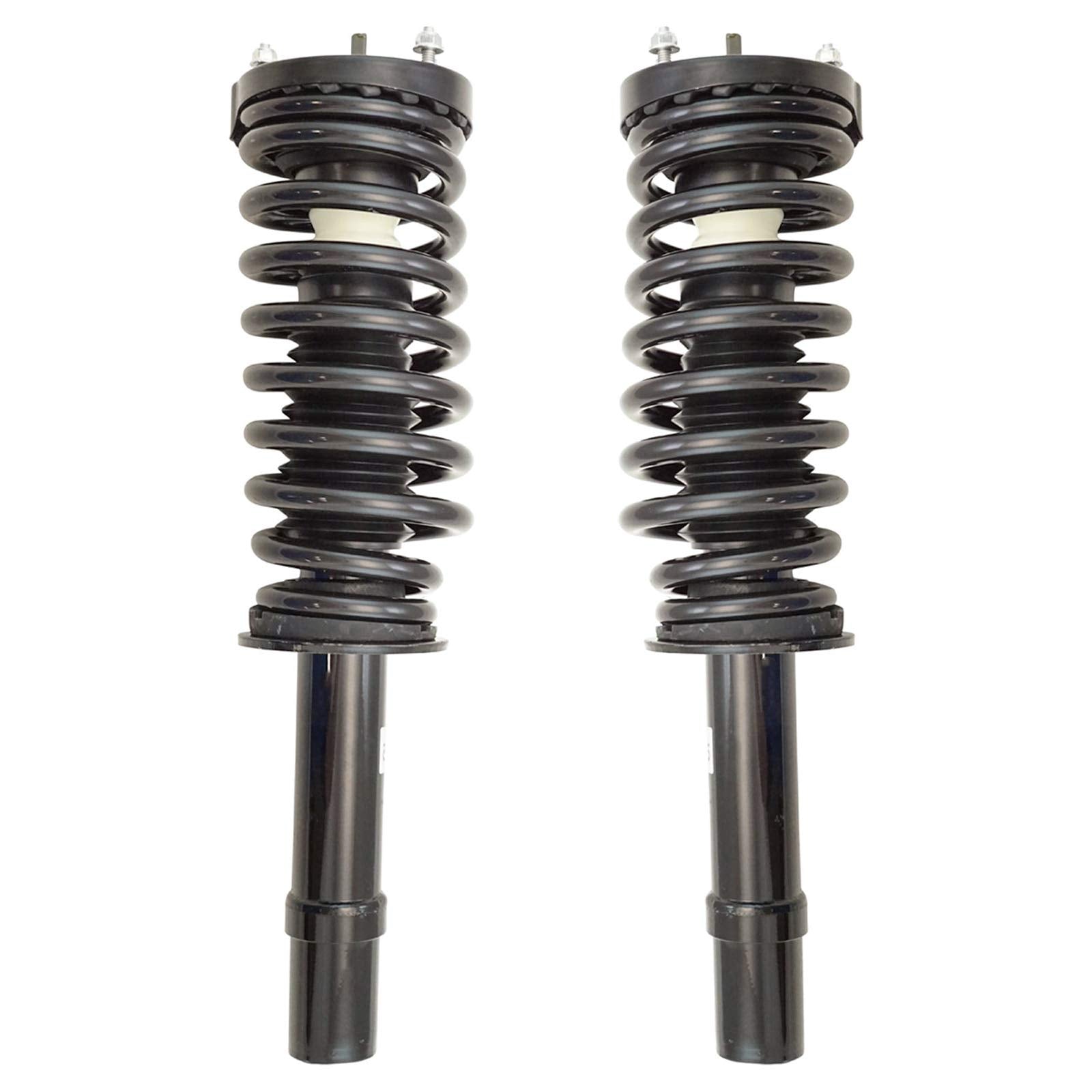 Trq Front Strut & Coil Spring Assembly Set Driver & Passenger Sides Compatible With 05-11 Chrysler 300 07-10 Dodge Charger 05-08