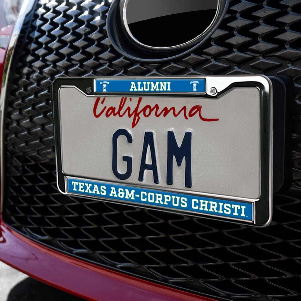 GRAPHICS & MORE Texas A&M Corpus Christi Alumni Metal License Plate Frame - Full Size, One Size, Standard Color