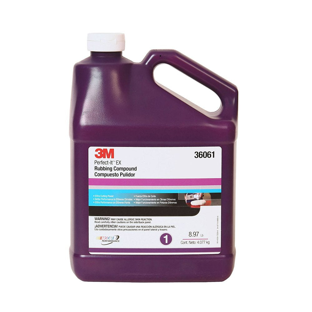 3M (36061-4Pk) Perfect-It Ex Rubbing Compound - 1 Gallon, (Case Of 4)