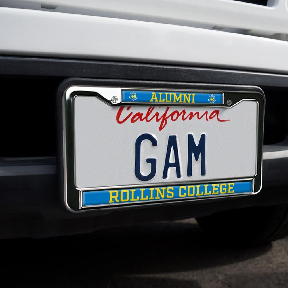 Rollins College Alumni Full Size Standard License Plate Metal Frame