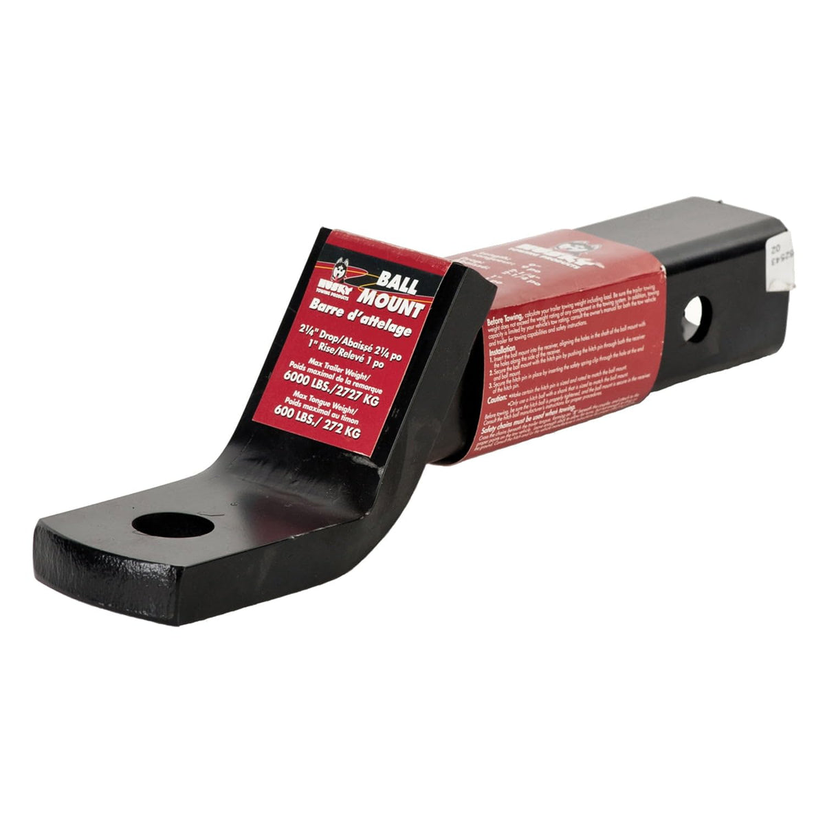 Husky Towing 31360 9 X 1 X 2-1/4 Class Iii Ball Mount