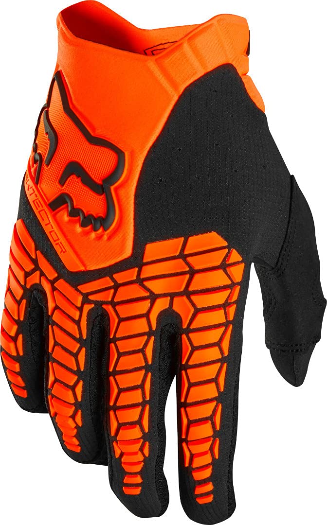 Fox Racing Mens PAWTECTOR Motocross Glove,Flow Orange,Small