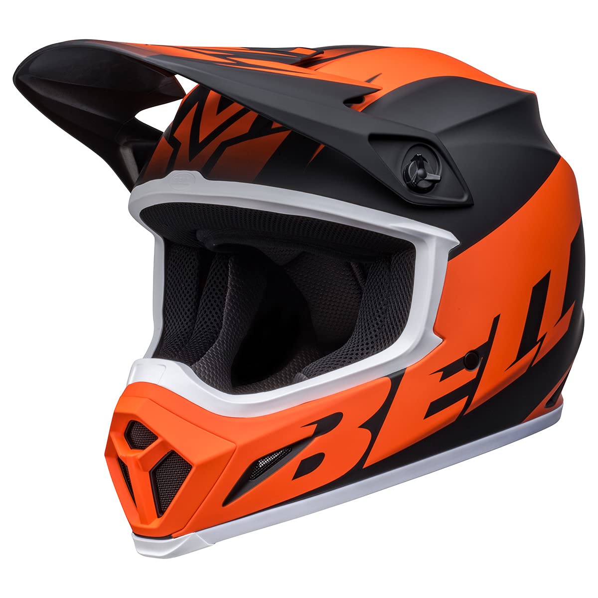Bell Mx-9 Mips Dirt Helmet (Disrupt Matte Black/Orange - X-Large)