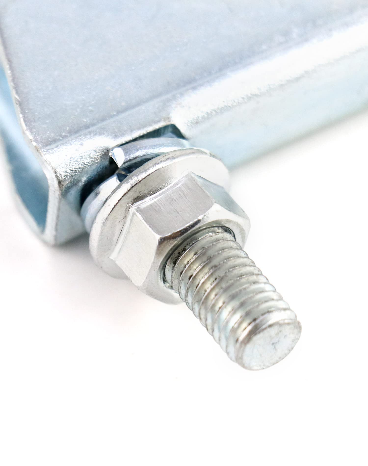 Qwork U-Bolt Muffler Tip Exhaust Hook, 2-1/4'' Od 2Pcs Stainless Steel Universal Silencer Exhaust Clip