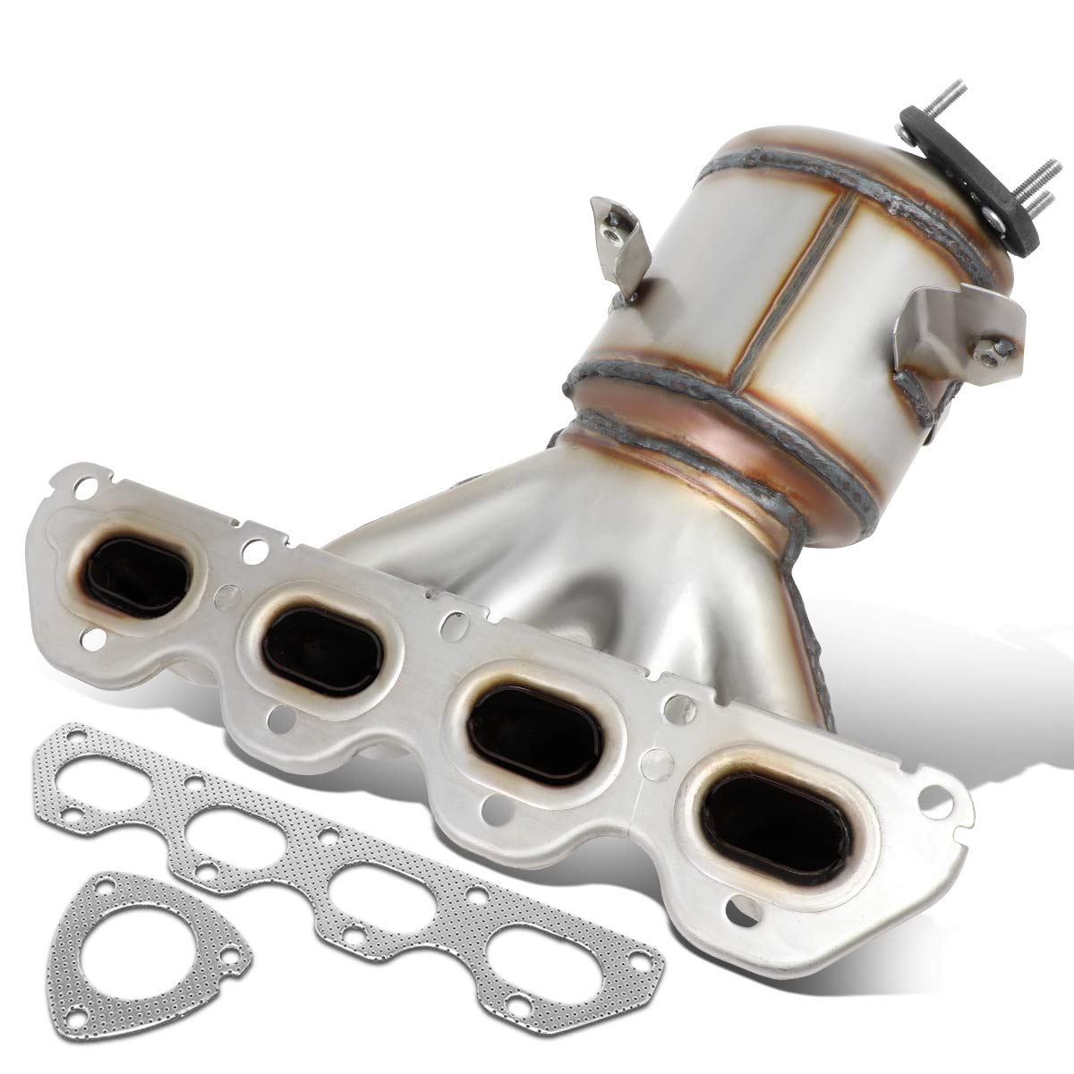 DNA MOTORING Factory Style Catalytic Converter Exhaust Header Replacement Compatible With 11-16 Cruze / 12-17 Sonic 1.8L, OEM-CO