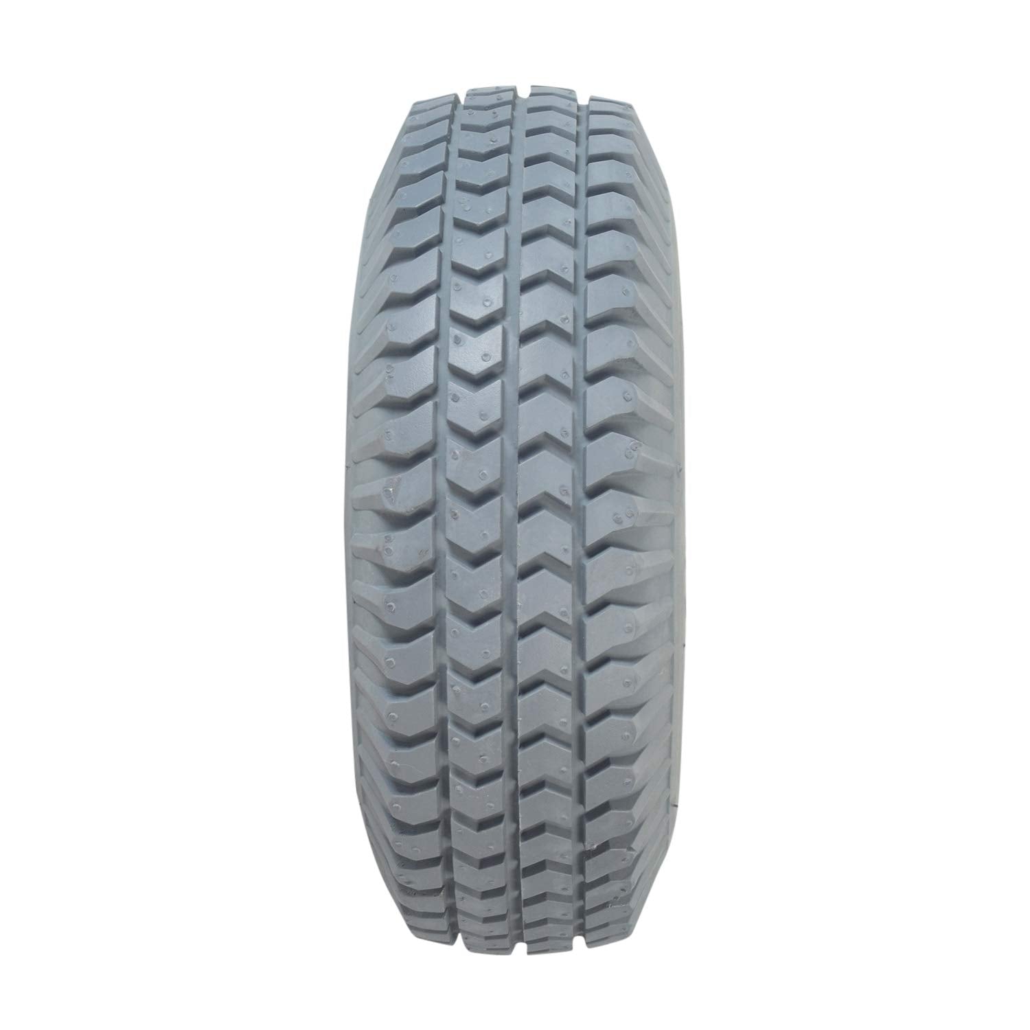 Alveytech 3.00-4 (10''X3'', 260X85) Foam-Filled Mobility Tire With Powertrax C248 Tread (Primo) 2.75'' Bead Width
