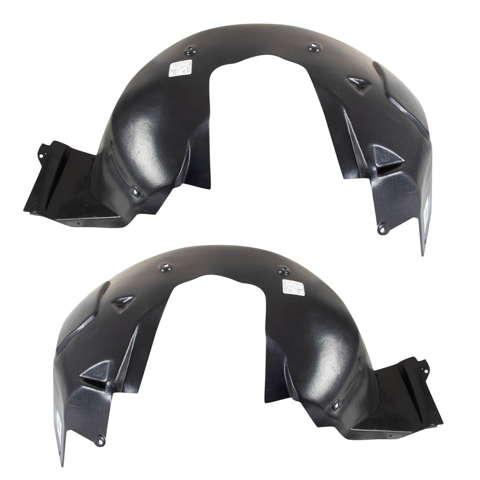 Trq Inner Fender Liner Set Compatible With 2008-2009 Pontiac G8 Gm1248204 Gm1249204