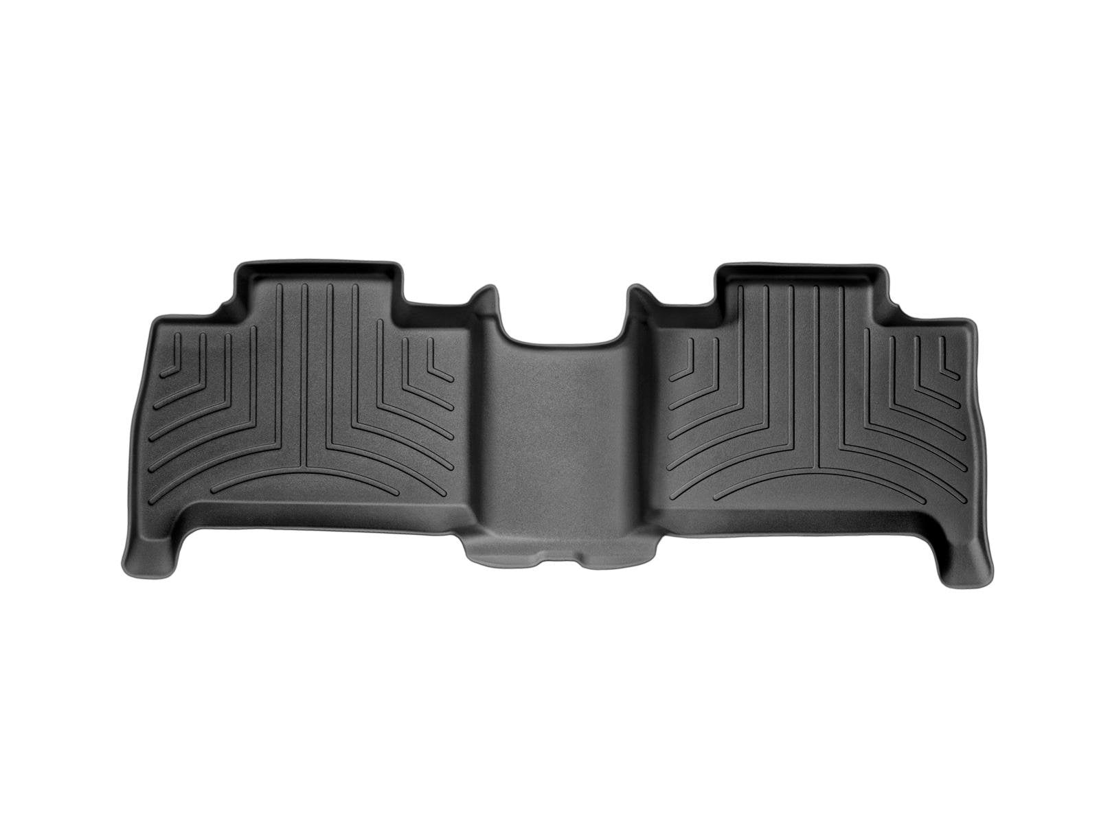 WeatherTech Custom Fit FloorLiners for Hummer H3-2nd Row (440342), Black
