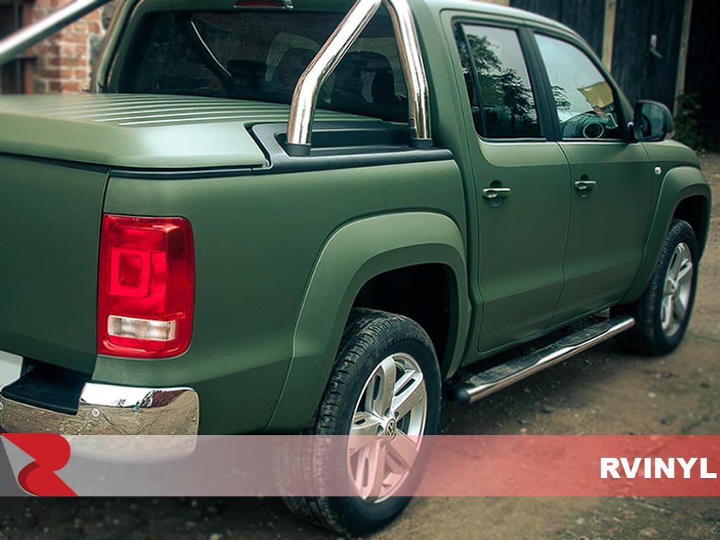 3M 2080 Series M26 Matte Military Green - 5Ft X 3Ft - 15Sq Ft - Dual Cast Lustrous Vinyl Car Wrapping Film - Bubble Free Vehicle