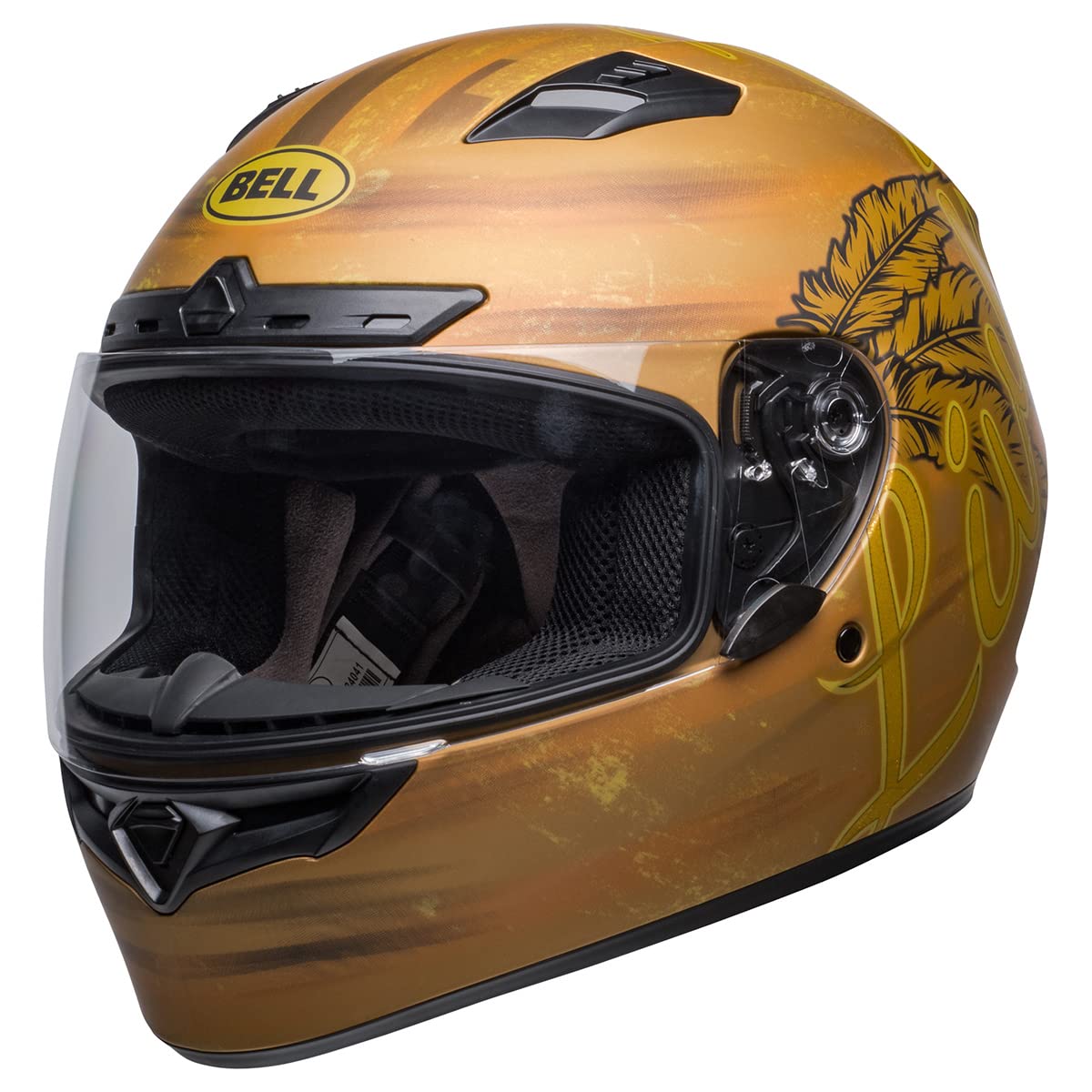 Bell Qualifier Dlx Mips Street Helmet (Hart Luck Live Matte Gold - Large)