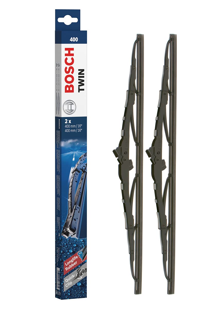 Bosch Wiper Blade Twin 400, Length: 400Mm/400Mm - Set Of Front Wiper Blades