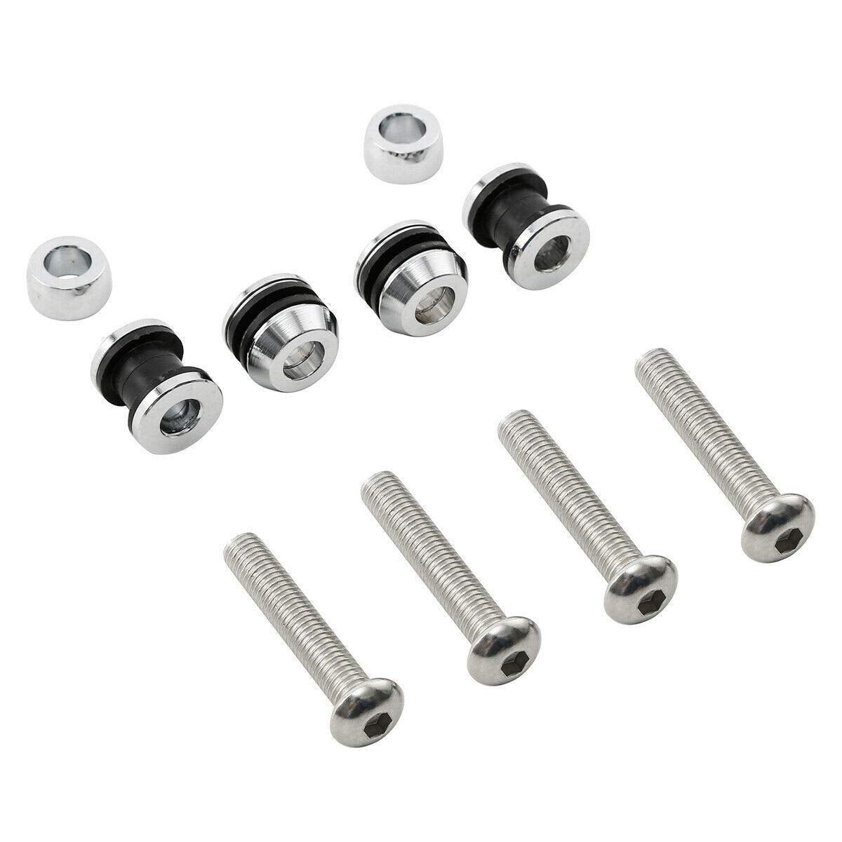 Tcmi H-D Quick Release Kit 52300285 Sissy Bar Detachable Two-Up Luggage Rack Docking Hardware Fit For Harley Street Xg500 750 2015-2020