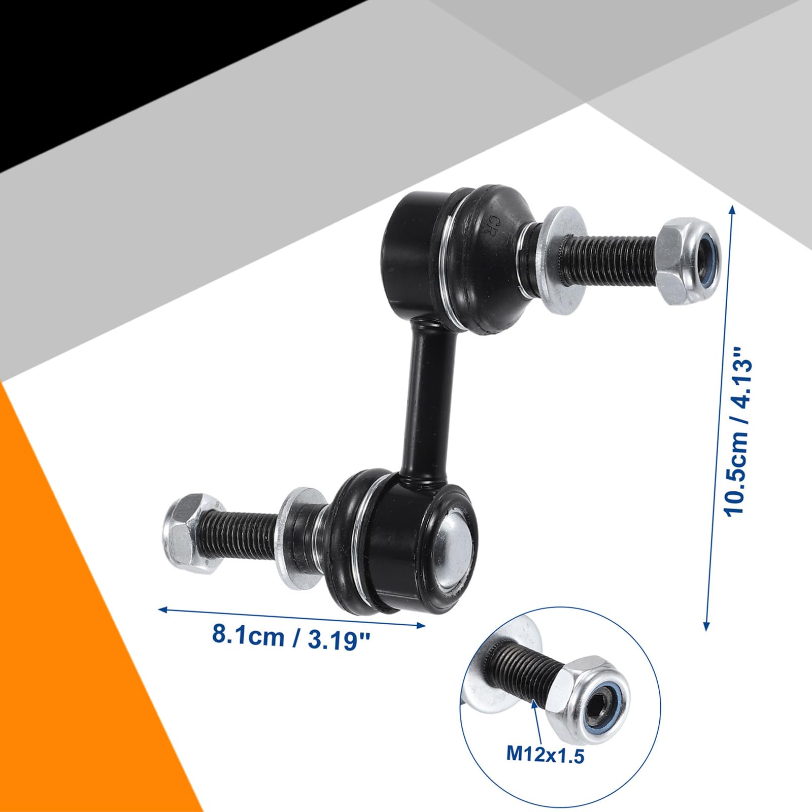 Xopiyao K750084 2Pcs Front Sway Bar Link Compatible With 08-14 S-Ubaru Tribeca 10-14 Outback 13-17 Xv Crosstrek 14-18 Forester,S