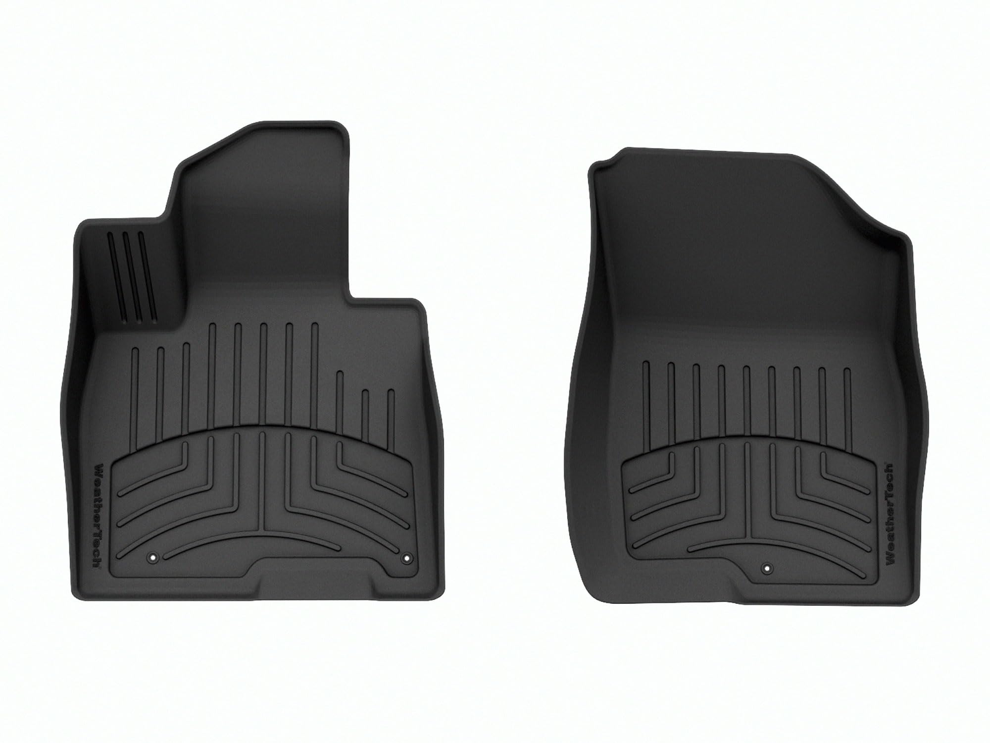 Weathertech Floorliner Hp Custom Fit Floor Mats For Hyundai Santa Cruz, Tucson, Tucson Hybrid - 1St Row (4416781Im), Black