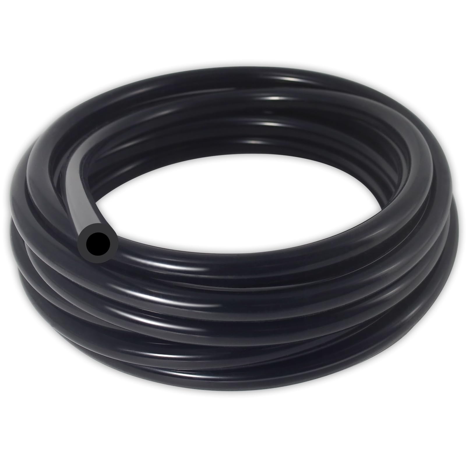 Gephynm Vacuum Hose Automotive, 10 Ft 1/4 Inch Id Vacuum Line, 130Psi Max Pressure Vacuum Lines Automotive, Silicone Hose