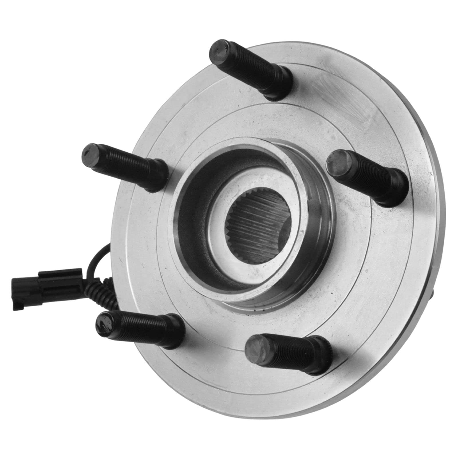 Trq Front Wheel Bearing & Hub Assembly With Abs Sensor Compatible With 2006-2009 Dodge Ram 1500