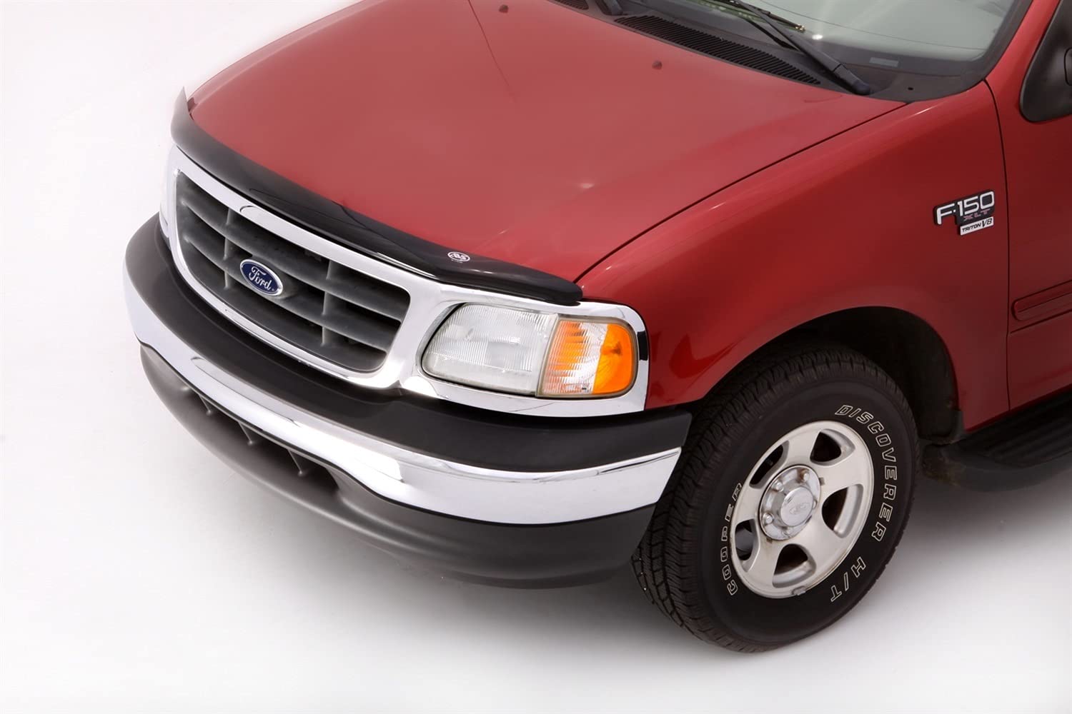 Auto Ventshade [AVS] Bugflector / Hood Shield | Fits 1997 - 2003 Ford F-150 & F-250, 1997 - 2002 Expedition, 1 pc. | Dark Smoke