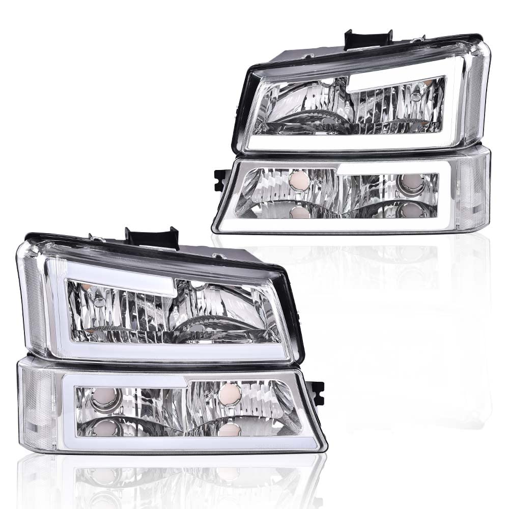 G-Plus Led Headlights Compatible With Chevy Avalanche/Silverado 1500 2500 Hd 3500 2003-2006/Fit Chevy Silverado 1500 2500 3500 C