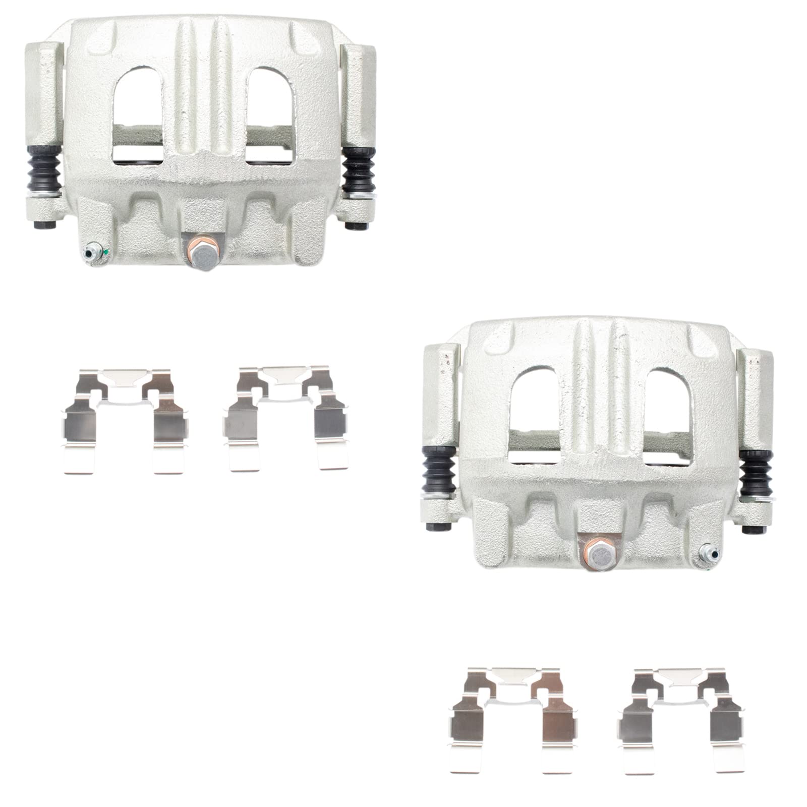 Trq Front Brake Caliper Set Compatible With 2002-2005 Ford Explorer 2001-2002 Explorer Sport Trac 2003-2011 Ranger 2003-2009 Maz