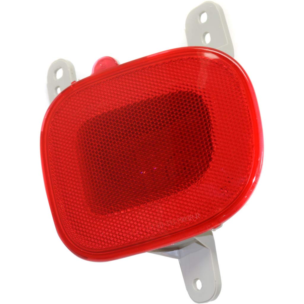 For Jeep Renegade 2015 2016 2017 2018 Bumper Reflector Passenger Side | Rear | Capa | Replacement For Ch1185103, Ch1185103C | 19