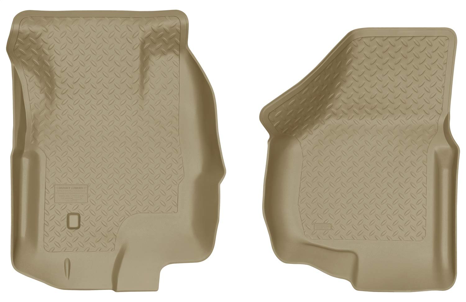 Husky Liners - Classic Style Floor Liners | Fits 2000 - 2005 Ford Excursion, Front Liners - Tan, 2 Pcs. | 33903