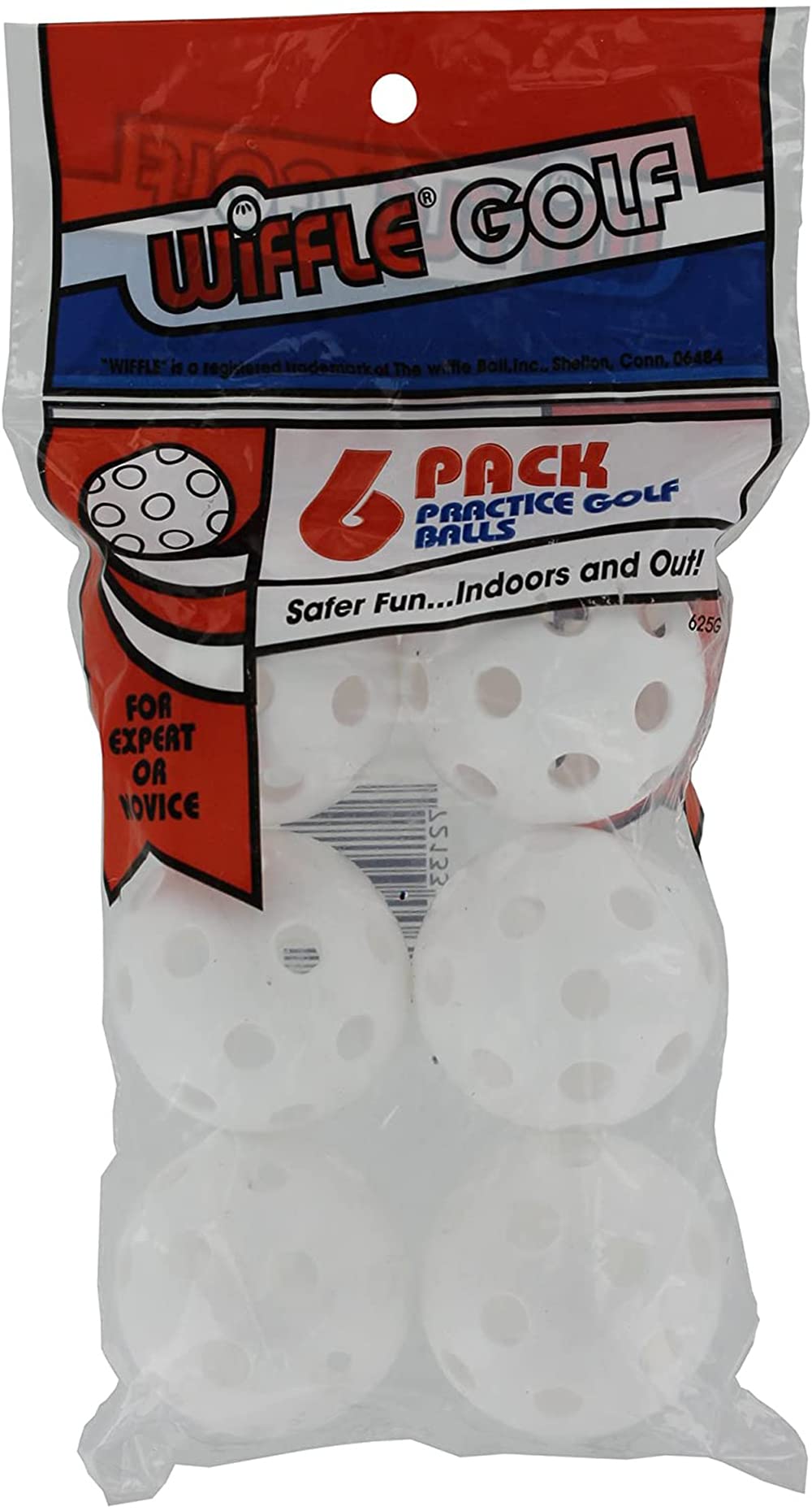 Wiffle Practice Golf Balls - 6 Pack