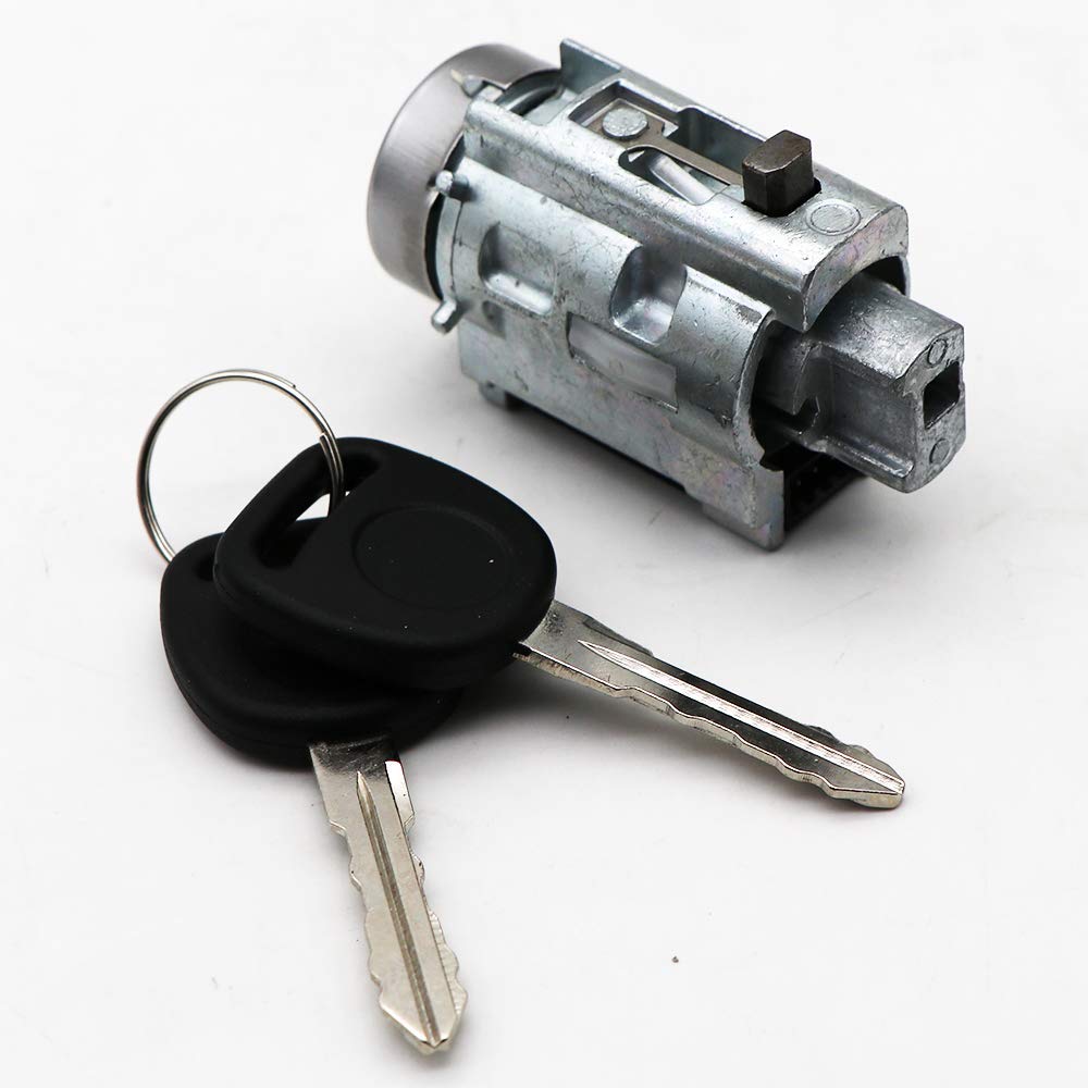 Ignition Starter Switch + Ignition Lock Cylinder w/2 Keys Fits for Chevy Malibu Impala Olds Alero Pontiac Grand Am Repalces OEM