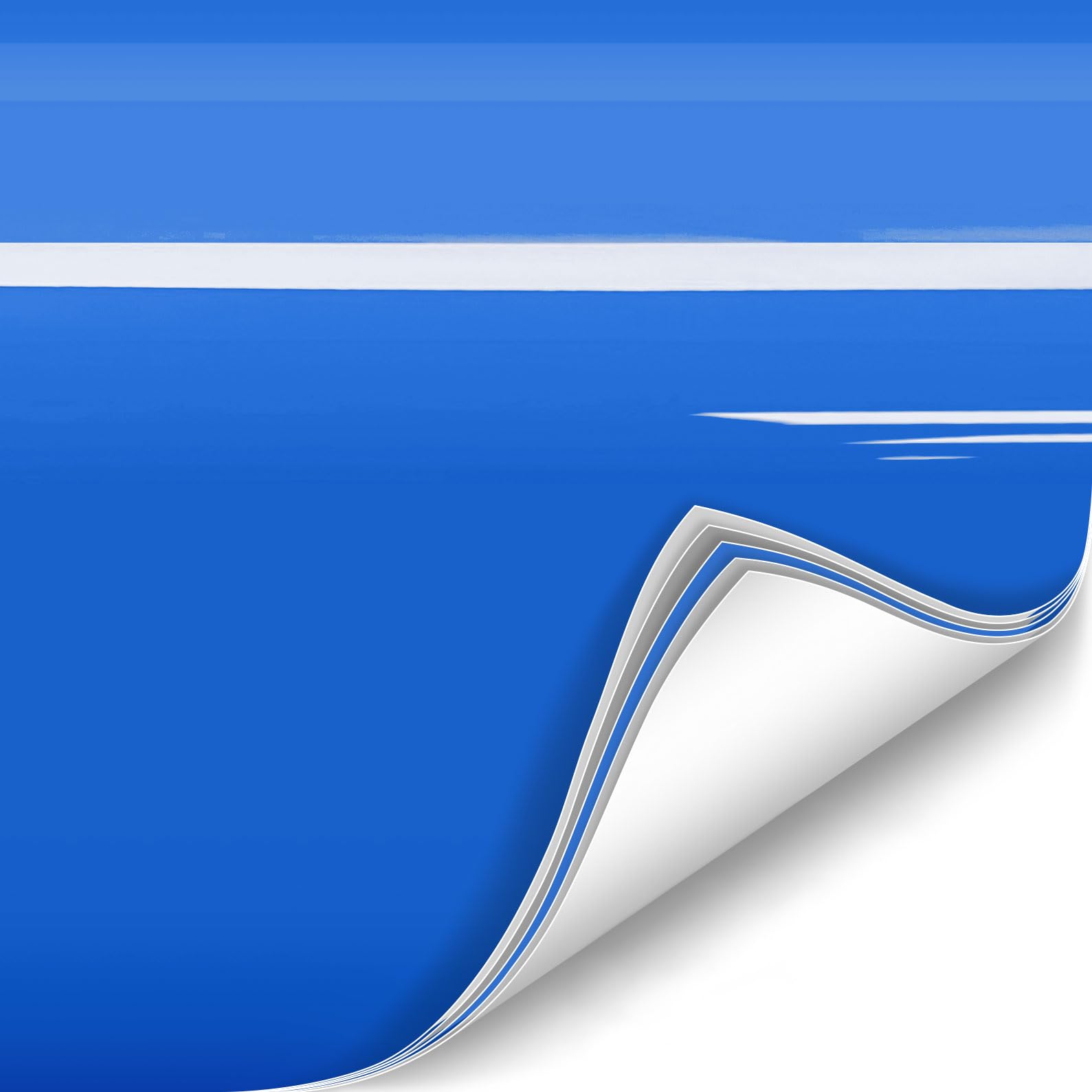 Colorfusion Ppf By Vvivid, Gloss Shark Blue Dry Apply Ppf Vinyl Car Wrap Roll 6Ft X 5Ft