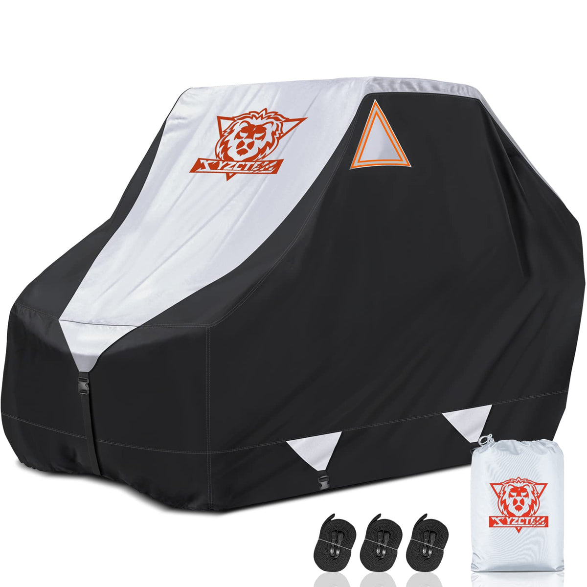 Xyzctem Utv Cover,Outdoor Waterproof All-Weather Protection Utv Cover Compatible With Polaris Rzr Can-Am Yamaha Honda Kawasaki S