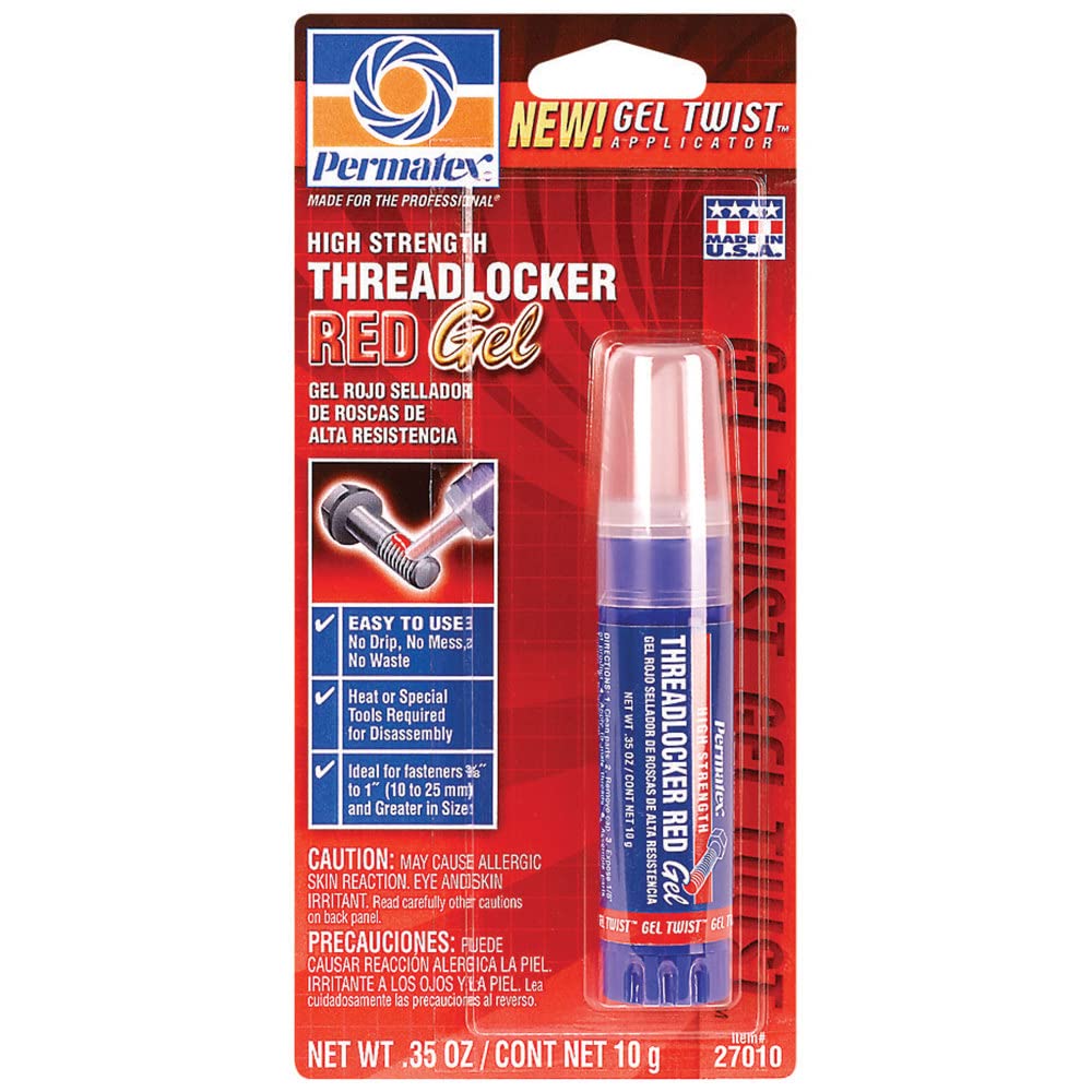 High Strength Threadlocker Red Gel 10 Gram