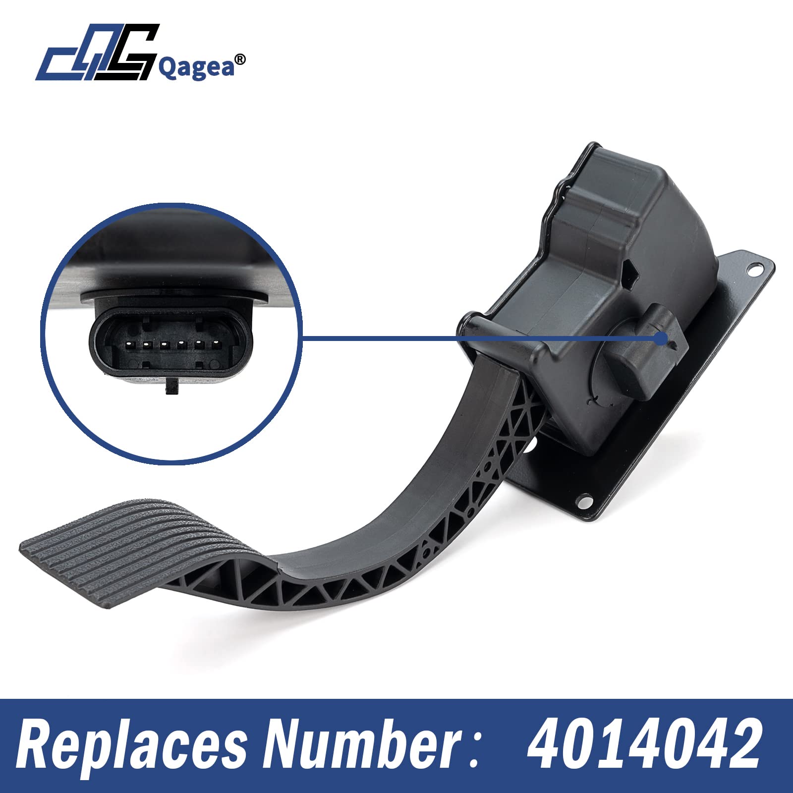 Electronic Throttle Foot Gas Pedal Ccompatible With 2014-2020 Polaris Ranger 570 900 1000 Rzr Xp Rs1 Replace 4014042